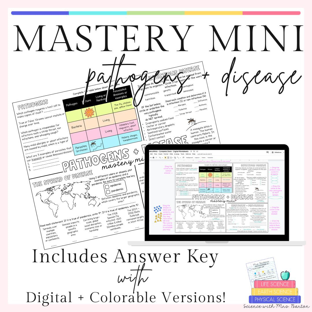 Mastery Mini - Pathogens and Disease – Science with Mrs. Barton