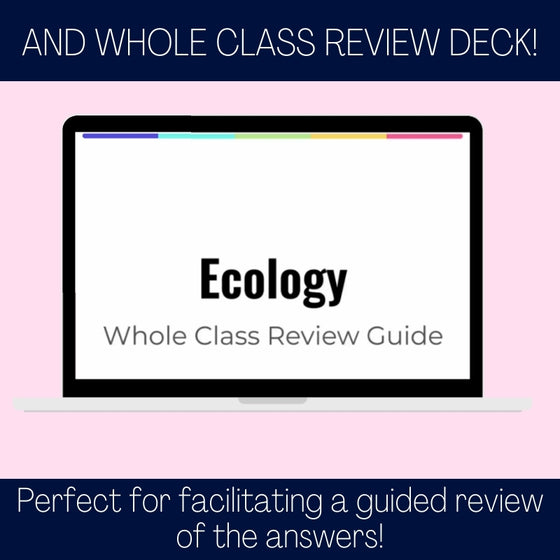 Review Guide - Ecology