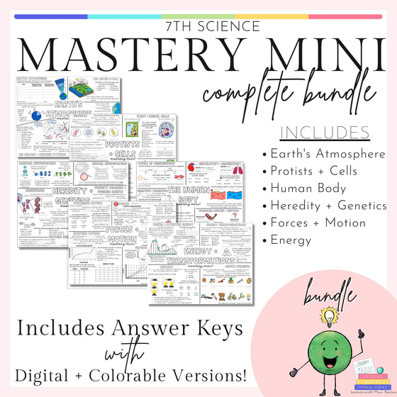 Mastery Mini Bundle - 7th Grade Science