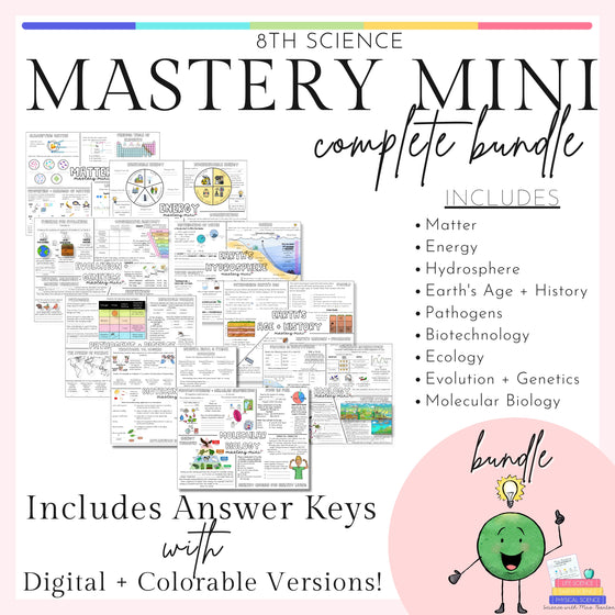 Mastery Mini Bundle - 8th Grade Science