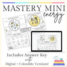  Mastery Mini - Energy Resources
