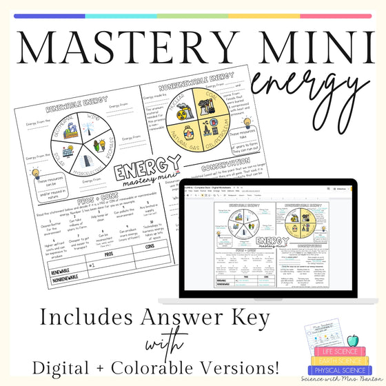 Mastery Mini - Energy Resources