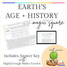  Magic Square - Earth's Age and History