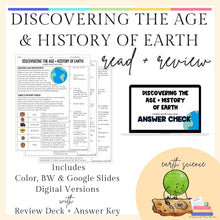  Read + Review - Discovering the Age and History of Earth