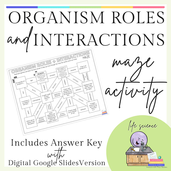 Maze - Organism Roles and Interactions