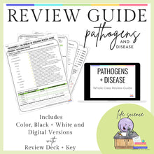  Review Guide - Pathogens and Disease