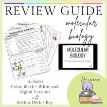  Review Guide - Molecular Biology