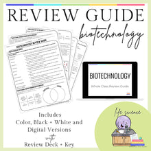  Review Guide - Biotechnology