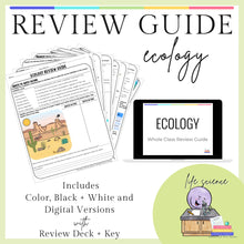  Review Guide - Ecology