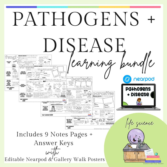 Pathogens and Disease Learning Bundle