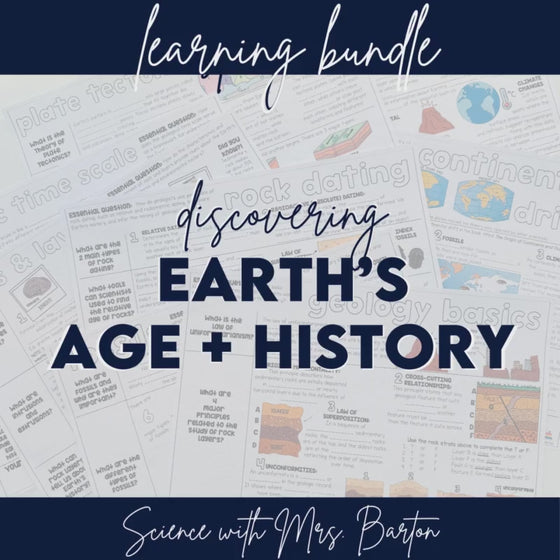 Discovering Earth's Age and History Learning Bundle